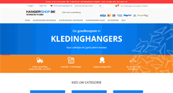 Desktop Screenshot of hangershop.be