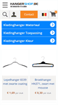Mobile Screenshot of hangershop.be